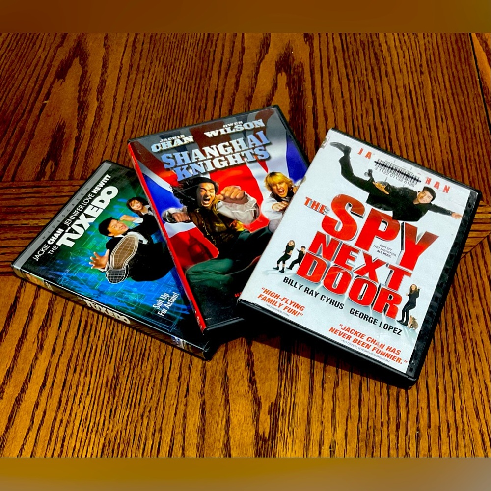 Tuxedo, Shanghai Nights & Spy Next Door DVDs 📀 set martial arts